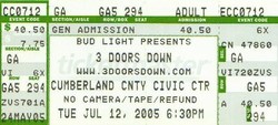 3 Doors Down / Staind / Breaking Benjamin / No Address on Jul 12, 2005 [603-small]