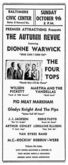 The Four Tops / dionne warwick / Wilson Pickett / Gladys Knight and The Pips / Martha and The Vandellas on Oct 9, 1966 [450-small]