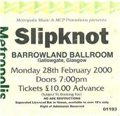 Slipknot / One Minute Silence on Feb 28, 2000 [419-small]