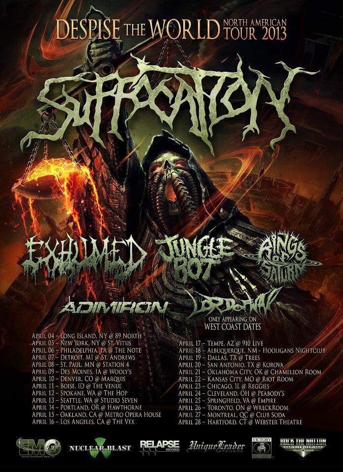Rings of Saturn Concert & Tour History | Concert Archives
