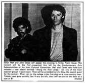 Hall and Oates / City Boy on Sep 15, 1978 [868-small]