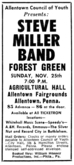 Steve Miller Band / Forest Green on Nov 25, 1973 [582-small]