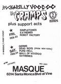 The Cramps / The Germs / The Dead Boys / Pure Hell / Wall Of Voodoo / The Extremes on Feb 24, 1979 [683-small]