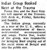 Purna Das & The Baul Singers on Nov 3, 1967 [493-small]