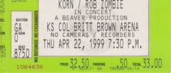 Rob Zombie / Videodrone / Korn on Apr 22, 1999 [370-small]