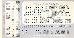 Jesus and Mary Chain / Mazzy Star / Velvet Crush on Oct 26, 1994 [727-small]