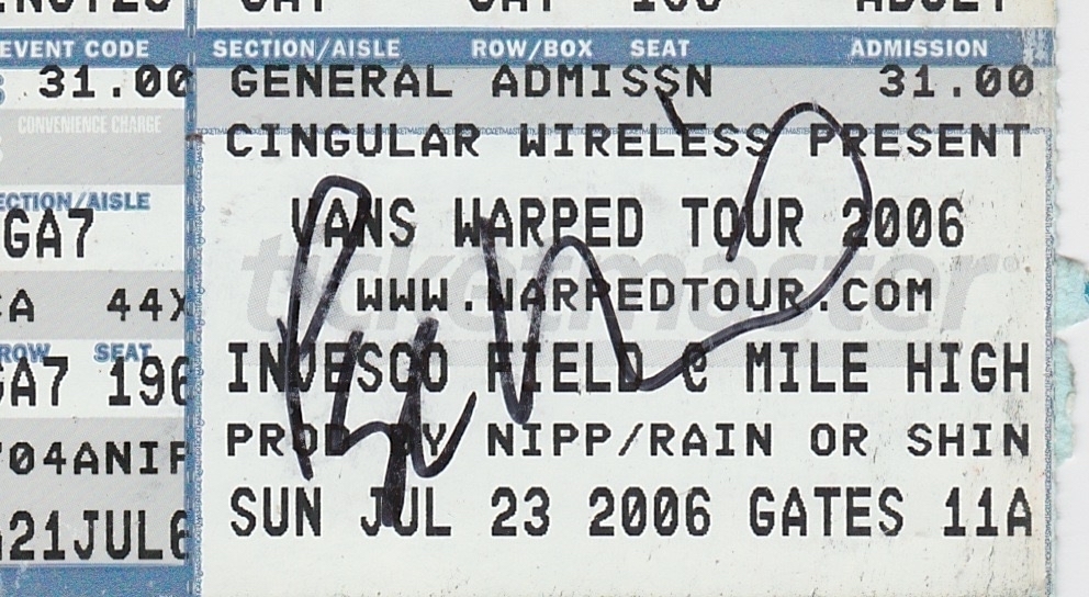 Jul 23, 2006: Vans Warped Tour 2006 at Mile High Stadium Denver, Colorado,  United States | Concert Archives