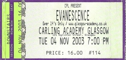 Evanescence / Finger Eleven on Nov 4, 2003 [367-small]