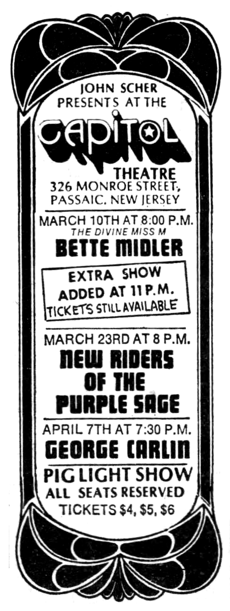 Bette Midler Concert & Tour History | Concert Archives