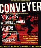 Conveyer / Vices / Withered Bones / Voids / Five Year Winter / Time To Face Defeat on Oct 23, 2017 [314-small]