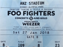 tags: Ticket - Foo Fighters / Weezer / The Preatures on Jan 27, 2018 [713-small]
