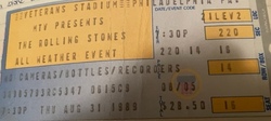tags: Ticket - The Rolling Stones / Living Colour on Aug 31, 1989 [825-small]
