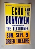 Echo & the bunnymen / The Fleshtones on Sep 9, 1984 [329-small]