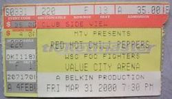 Red Hot Chili Peppers / Foo Fighters / Muse on Mar 31, 2000 [369-small]