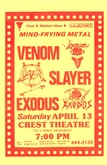Venom / Slayer / Exodus on Apr 13, 1985 [527-small]