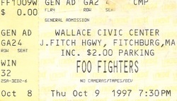 Foo Fighters / Talk Show / Treble Charger on Oct 9, 1997 [461-small]