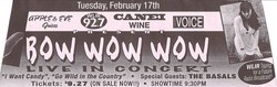 Bow Wow Wow / The Basals on Feb 17, 1998 [531-small]