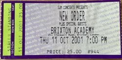 New Order / Haven / Arthur Baker on Oct 11, 2001 [690-small]
