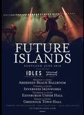 tags: Future Islands, Sacred Paws, Aberdeen, Scotland, United Kingdom, Gig Poster, Advertisement, Beach Ballroom - Future Islands / Sacred Paws on Jun 11, 2018 [141-small]