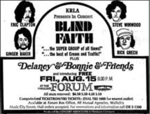 Blind Faith / Delaney & Bonnie and Friends / Free on Aug 15, 1969 [602-small]