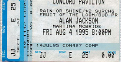 ALAN JACKSON / Martina McBride on Aug 4, 1995 [803-small]