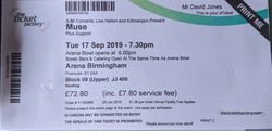 Muse / Nothing But Thieves on Sep 17, 2019 [336-small]