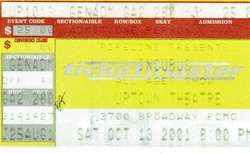 Incubus / TheStart on Oct 13, 2001 [560-small]