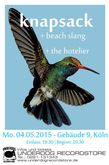 Knapsack / Beach Slang / The Hotelier on May 4, 2015 [560-small]
