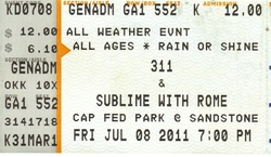 311 / Sublime With Rome on Jul 8, 2011 [263-small]