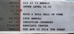 Rock and Roll Hall of Fame 29th Annual Induction Ceremony on Apr 10, 2014 [143-small]