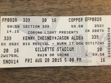 Kenny Chesney / Jason Aldean / Brantley Gilbert / Cole Swindell / Old Dominion on Aug 28, 2015 [289-small]