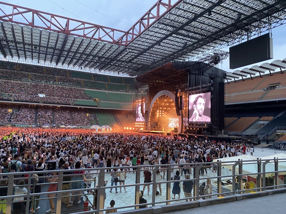 Concert History of San Siro Milan, Lombardy, Italy (Updated for 2022 -  2023) | Concert Archives