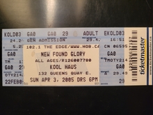 New Found Glory / Eisley / Reggie and the Full Effect on Apr 3, 2005 [412-small]