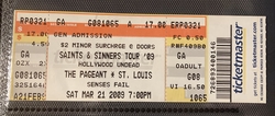 Hollywood Undead / Senses Fail / Haste the Day / Brokencyde on Mar 21, 2009 [224-small]