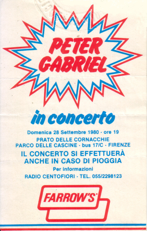 Concert History of Parco delle Cascine Florence, Tuscany, Italy | Concert  Archives