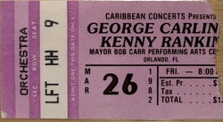 George Carlin / Kenny Rankin on Mar 26, 1982 [186-small]
