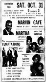 The Supremes / The Temptations / Martha & The Vandellas / marvin gaye / The Marvelettes / The Contours / The Spinners / Kim Weston on Oct 31, 1964 [435-small]