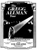 Gregg Allman / Cowboy / Boyer & Talton on Mar 19, 1974 [731-small]