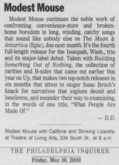 Modest Mouse / Califone / Stinking Lizaveta on May 22, 2000 [402-small]