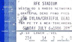 Bob Dylan / Grateful Dead / Tom Petty & The Heartbreakers  on Jul 6, 1986 [407-small]