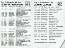 Schedule day 6-7, Legendary Rhythm & Blues Cruise #14  Caribbean on Jan 23, 2010 [998-small]