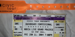 Dashboard Confessional / The Get Up Kids / The Format / Thrice on Jun 11, 2004 [662-small]