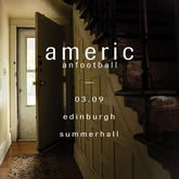 tags: American Football, Owen, Edinburgh, Scotland, United Kingdom, Advertisement, Gig Poster, Summerhall - American Football / Owen on Sep 3, 2017 [572-small]