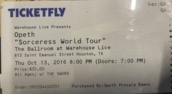 Opeth / The Sword on Oct 13, 2016 [235-small]