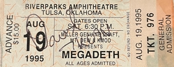 Megadeth / Korn / Fear Factory / Flotsam and Jetsam on Aug 19, 1995 [353-small]