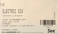 Electric Six / Scare Taxi on Nov 29, 2019 [276-small]