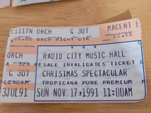 Radio City Christmas Spectacular starring The Rockettes on Nov 17, 1991 [737-small]