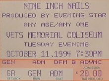 Nine Inch Nails / Marilyn Manson / Jim Rose Circus on Oct 11, 1994 [731-small]