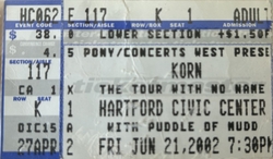 Korn / Puddle of Mudd / Deadsy on Jun 21, 2002 [271-small]
