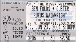 tags: Ticket - Ben Folds / Rufus Wainwright / Guster on Jun 23, 2004 [545-small]